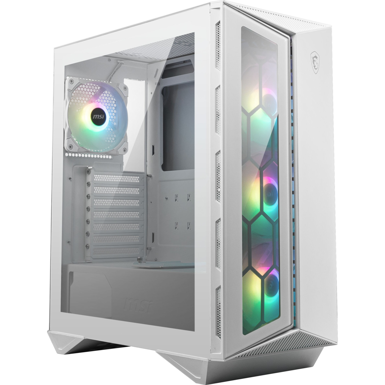 MSI MPG GUNGNIR 110R - Mid-Tower PC Case - White, ATX/mATX/Mini-ITX Support — Buy in Cyprus with Fast Delivery