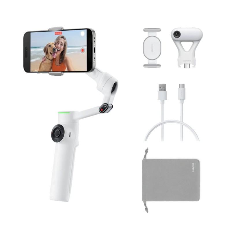 Buy Insta360 Flow 2 AI Tracker Bundle White - Flow 2 - AI Tracker Bundle White -... in Cyprus, Nicosia, Limassol, Larnaka, Pafos