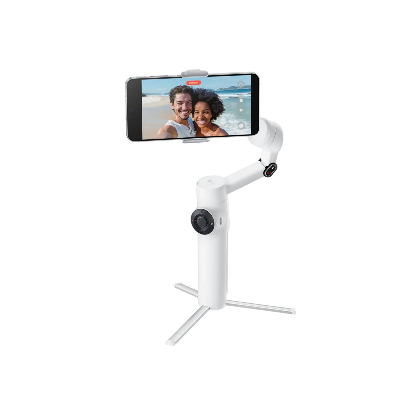 Insta360 Flow 2 AI Tracker Bundle White - Flow 2 - AI Tracker Bundle White - A.I. Powered Gimbal Stabilzer for Smartphone