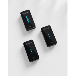 Buy BOYA 2.4 Ghz wireless mic system 3.5mm for camera, phone, laptop 2 transmitt... in Cyprus, Nicosia, Limassol, Larnaka, Pafos