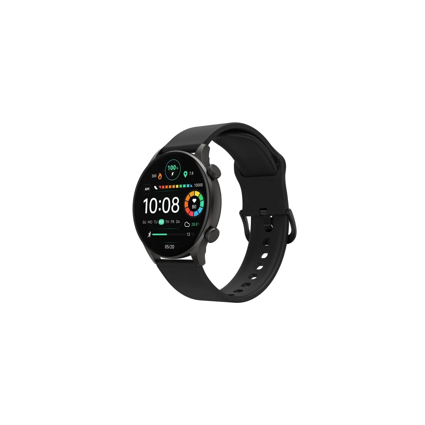 Haylou Solar Plus Black - RT3 - Call Watch 1,43 AMOLED 466x466 7d BT5.3 IP68 Waterproof — Buy in Cyprus with Fast Delivery