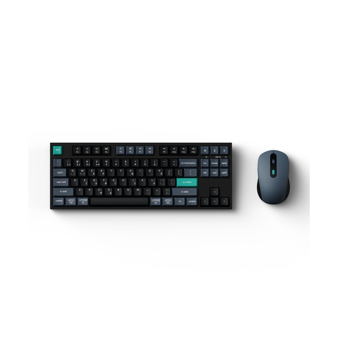 Keychron B33 Combo KCBD1-GR Wireless Keyboard & Mouse 80% Greek Black-Green (Boxed) — Buy in Cyprus with Fast Delivery