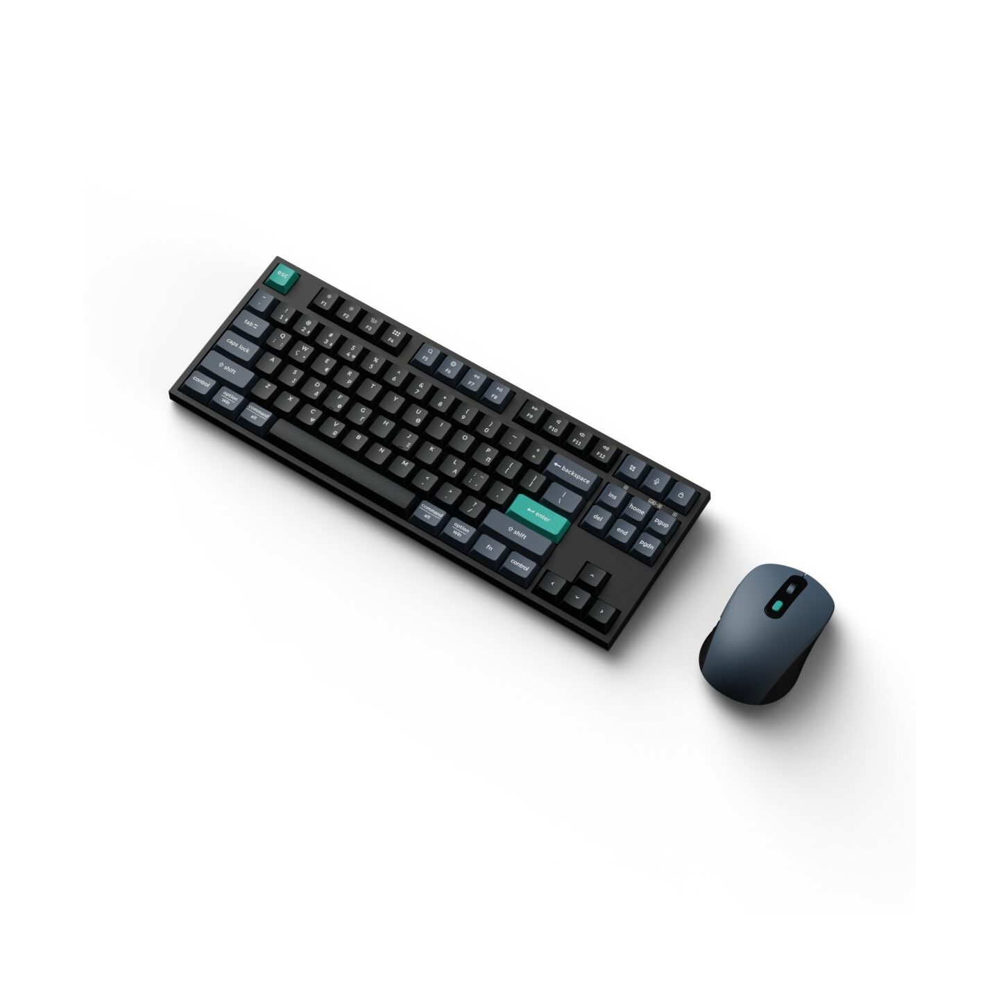 Keychron B33 Combo KCBD1-GR Wireless Keyboard & Mouse 80% Greek Black-Green (Boxed) — Buy in Cyprus with Fast Delivery