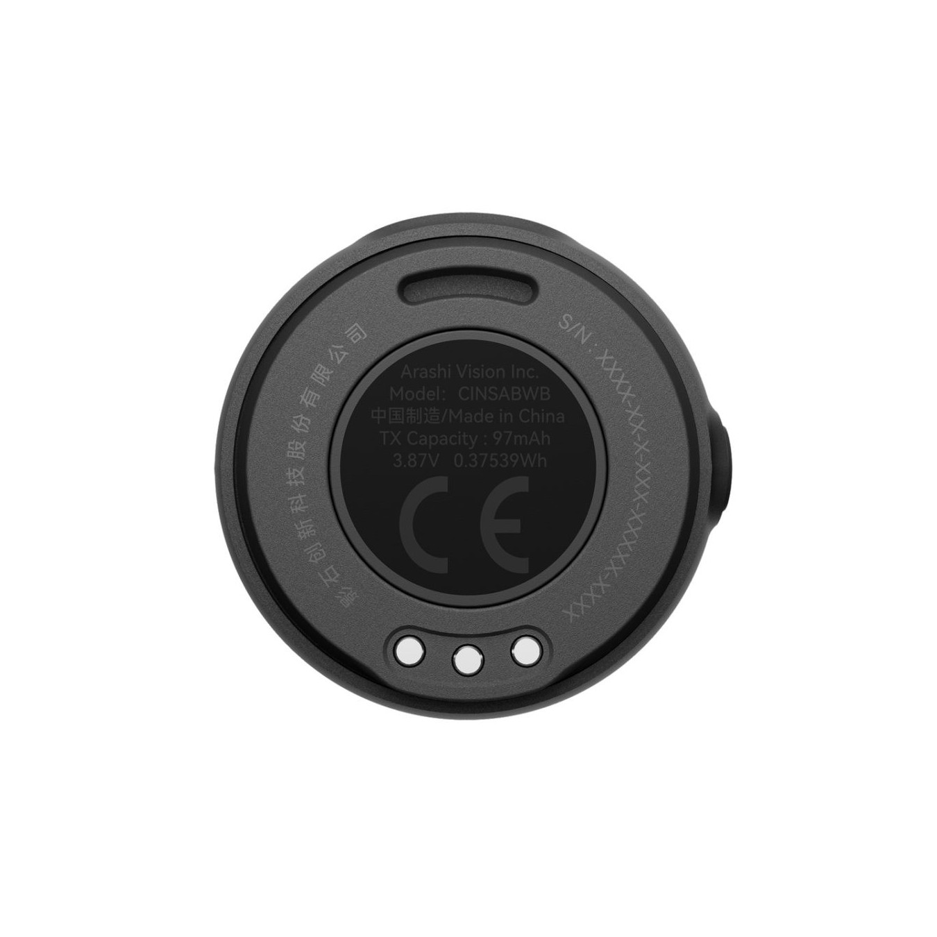 Insta360 Microphone Air - 1 Transmitter, 1 Receiver - 10H Battery, 300m range, built-in noise reduct