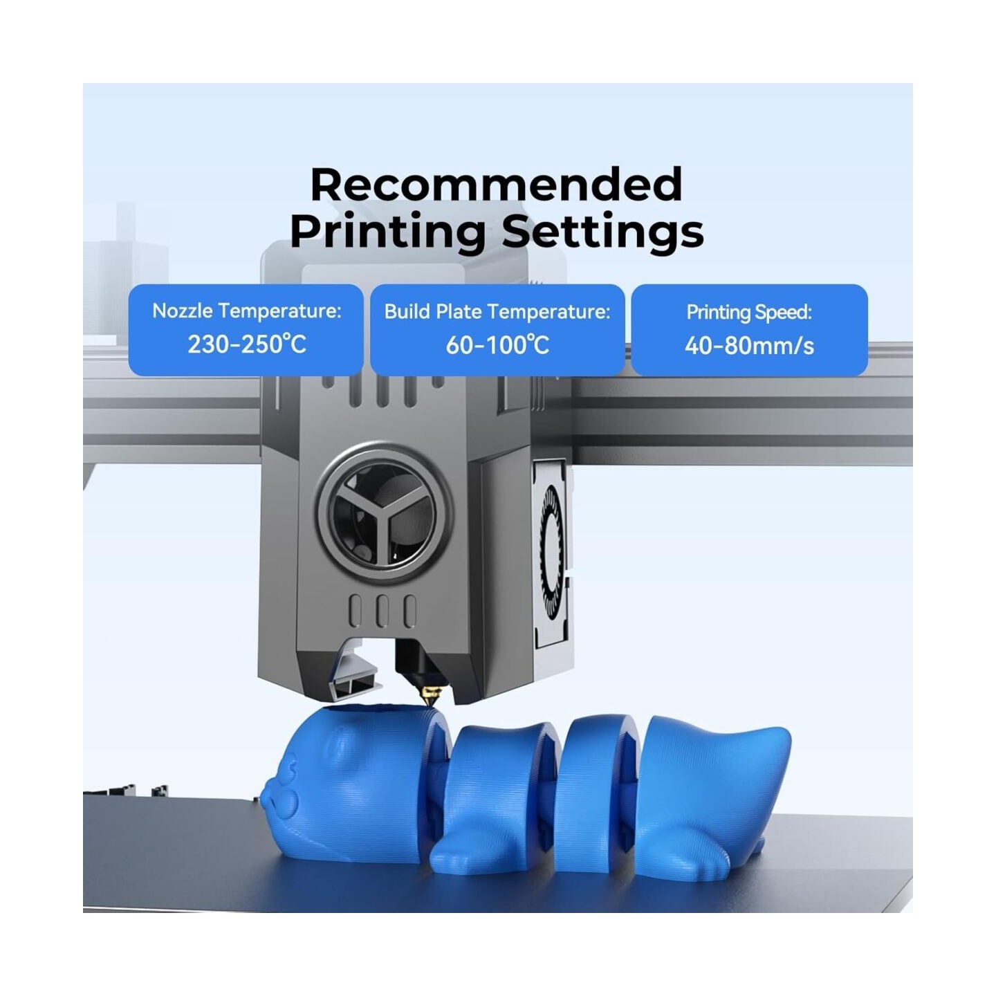 Creality Value Pack - CR-PETG - 2kg - No Reel - 2x Gray 3D Printer Filament Refill — Buy in Cyprus with Fast Delivery