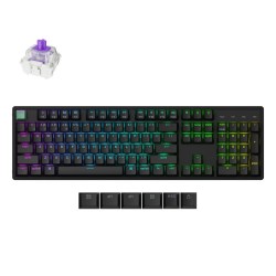 Keychron K10 HE K10H-J1 Shine-Through Wireless Magnetic Hall Effect RGB Keyboard 100% US (Boxed)