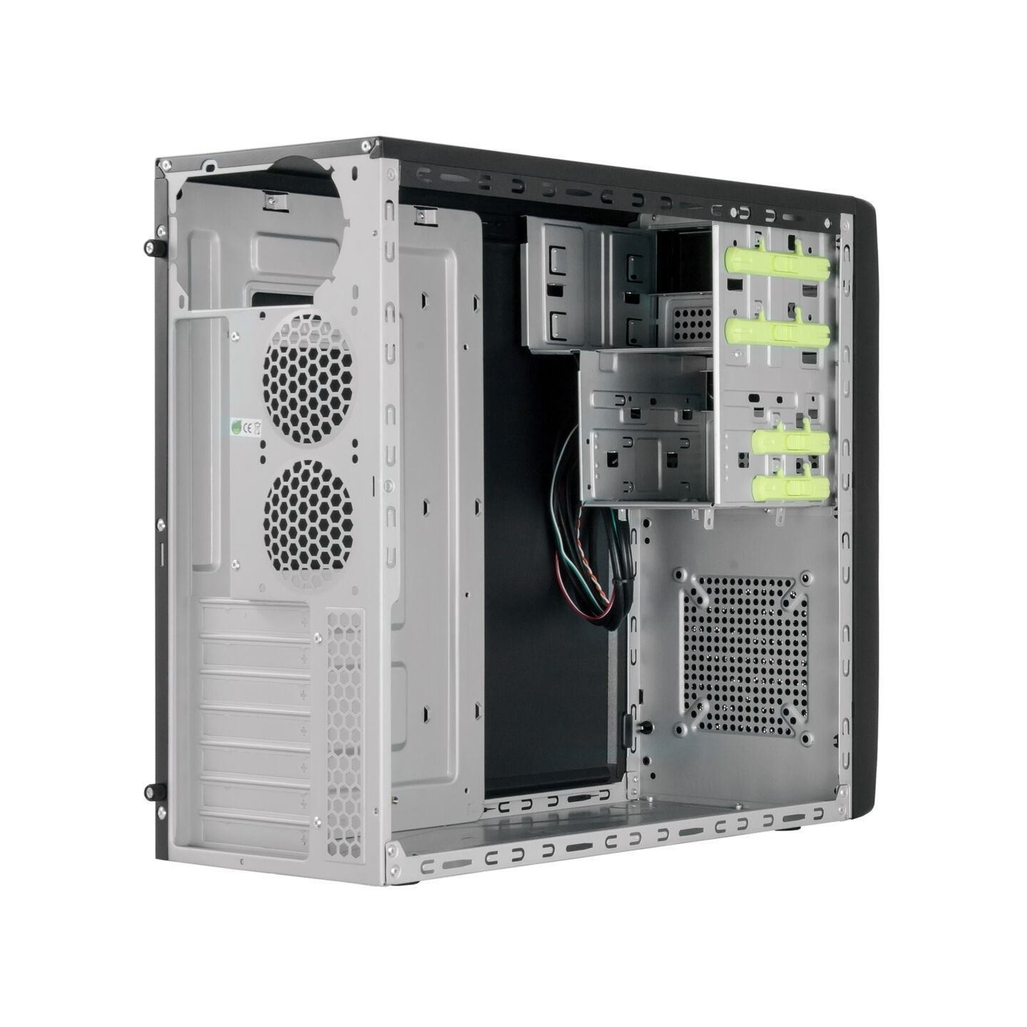 Chieftec CG-04B-OP - Mid Tower PC Case, Black, ATX/mATX/Mini-ITX, 380mm GPU, 140mm CPU Cooler (Boxed)