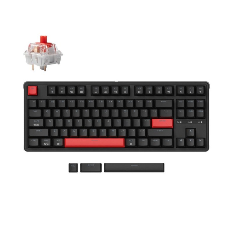 Buy Keychron C3 Pro - C3P-A1 - QMK VIA Mechanical Red Switch 80% US Layout in Cyprus, Nicosia, Limassol, Larnaka, Pafos