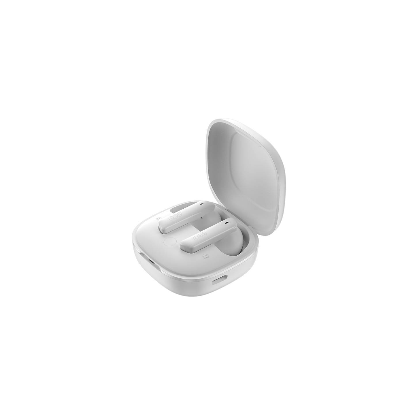 QCY Melobuds ANC TWS White Dual Driver 6-mic noise cancel. True Wireless Earbuds - HT05 - ANC, TWS, White, 10mm drivers