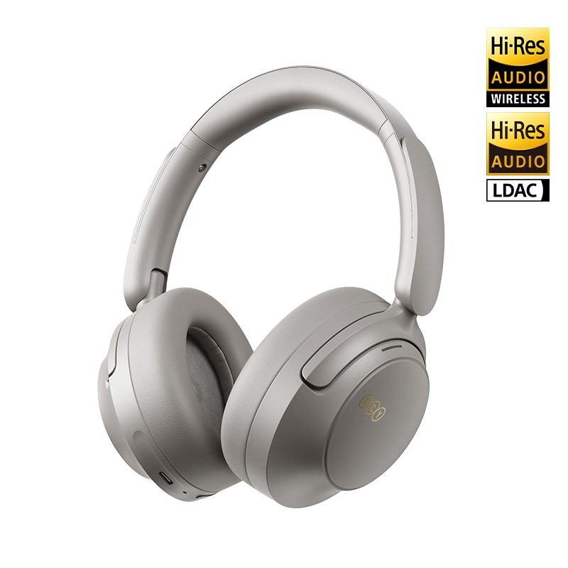 Buy QCY Headphones Grey - H3S - Type-C & Bluetooth 6.0 ANC iOS Android Call Nois... in Cyprus, Nicosia, Limassol, Larnaka, Pafos