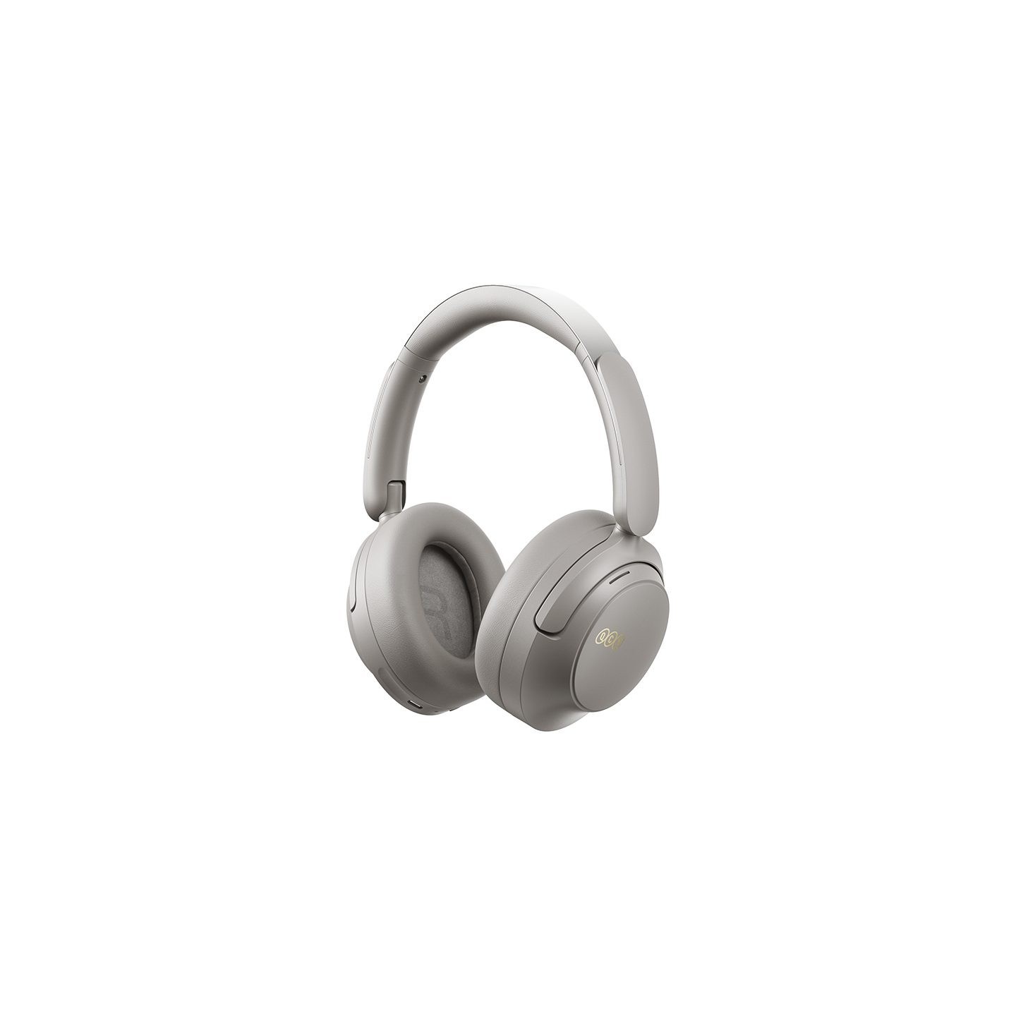 QCY Headphones Grey - H3S - Type-C & Bluetooth 6.0 ANC iOS Android Call Noise Cancelling Headset 102h