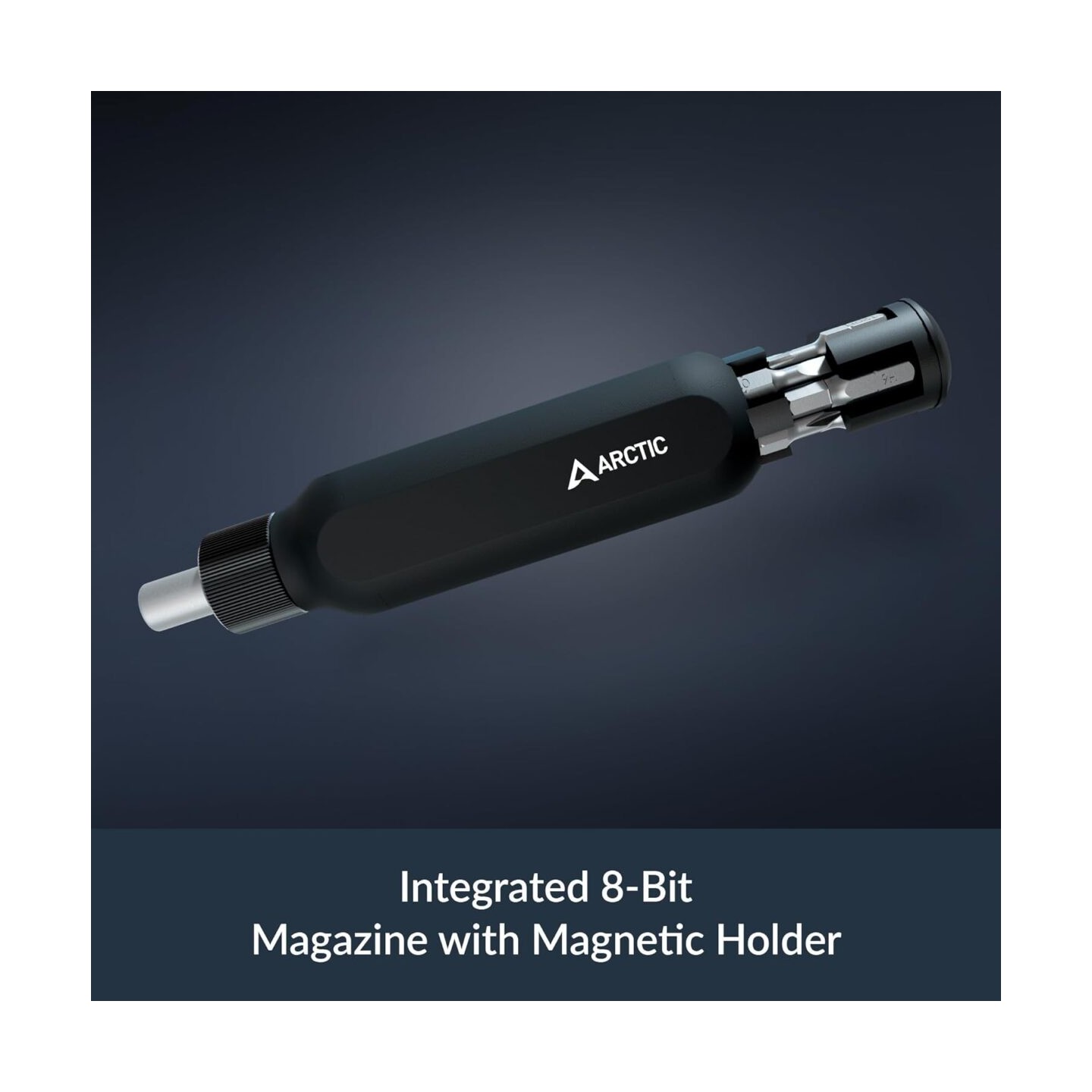 Arctic Ratchet Screwdriver Toolkit - Magnetic Bit Holder - 23 magnetic bits - adjustable function