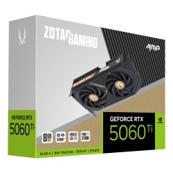 ZOTAC GeForce RTX 5060 Ti AMP 8GB GDDR7 - Black (Boxed) — Buy in Cyprus with Fast Delivery