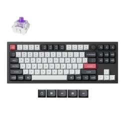 Buy Keychron Q3 HE - Q3H-M1 - QMK Wireless Custom Hall Effect Keyboard Purple Sw... in Cyprus, Nicosia, Limassol, Larnaka, Pafos