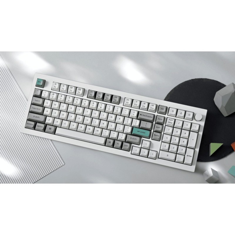 Keychron Q5 Max Q5M-P1 Wireless Mechanical Keyboard White-Red Switch 96% US (Boxed) — Buy in Cyprus with Fast Delivery