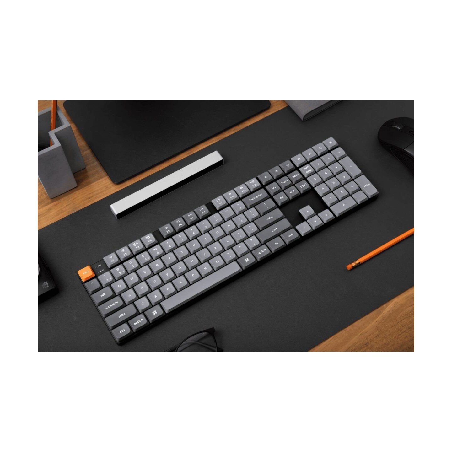 Keychron K5 Max K5M-H3 QMK/VIA Wireless Mechanical Keyboard-Brown Switch Hot-Swap 100% US (Boxed)
