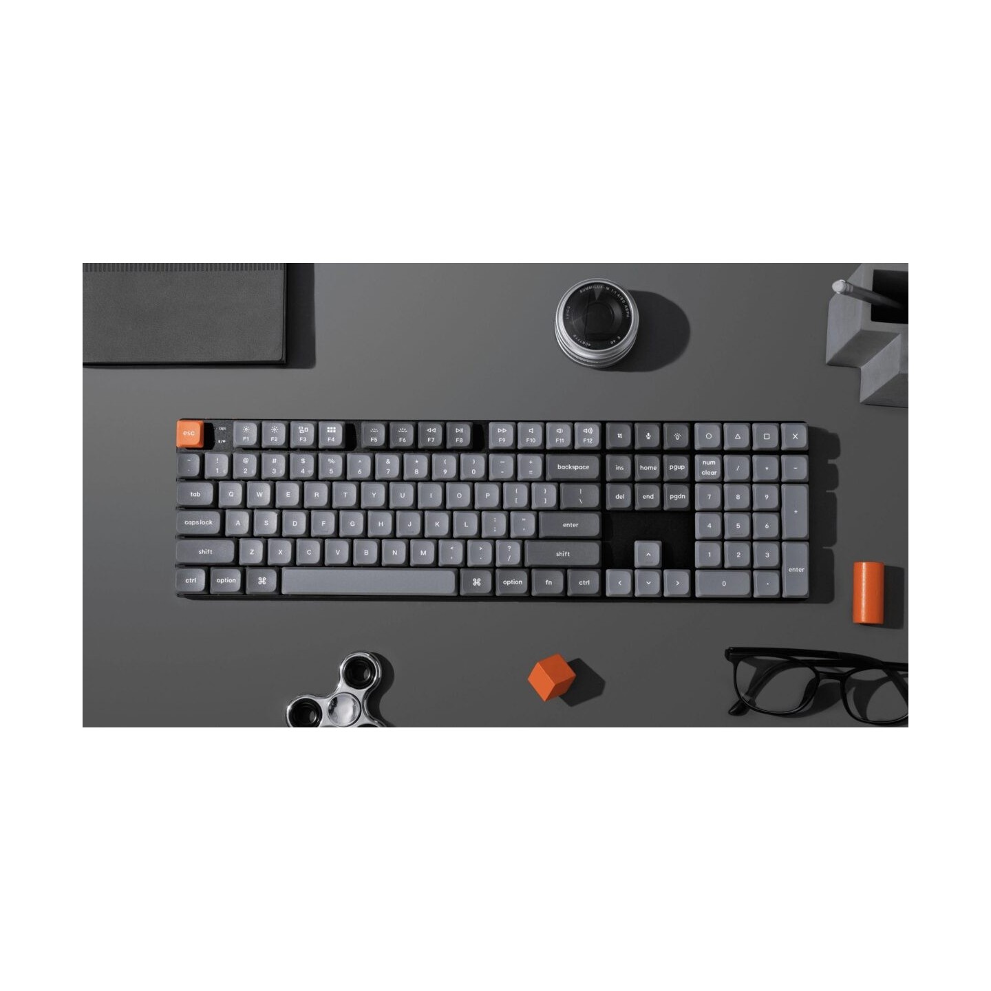 Keychron K5 Max K5M-H3 QMK/VIA Wireless Mechanical Keyboard-Brown Switch Hot-Swap 100% US (Boxed)