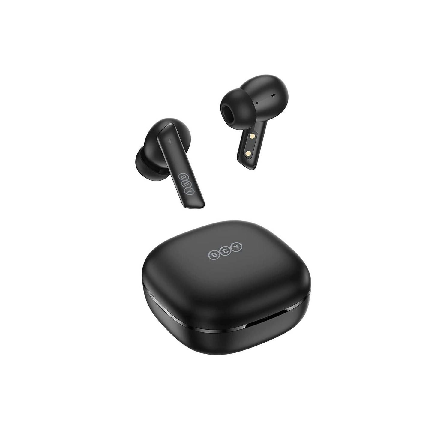 QCY Melobuds ANC TWS Black Dual Driver 6-mic noise cancel. True Wireless Earbuds - HT05 - 10mm drivers
