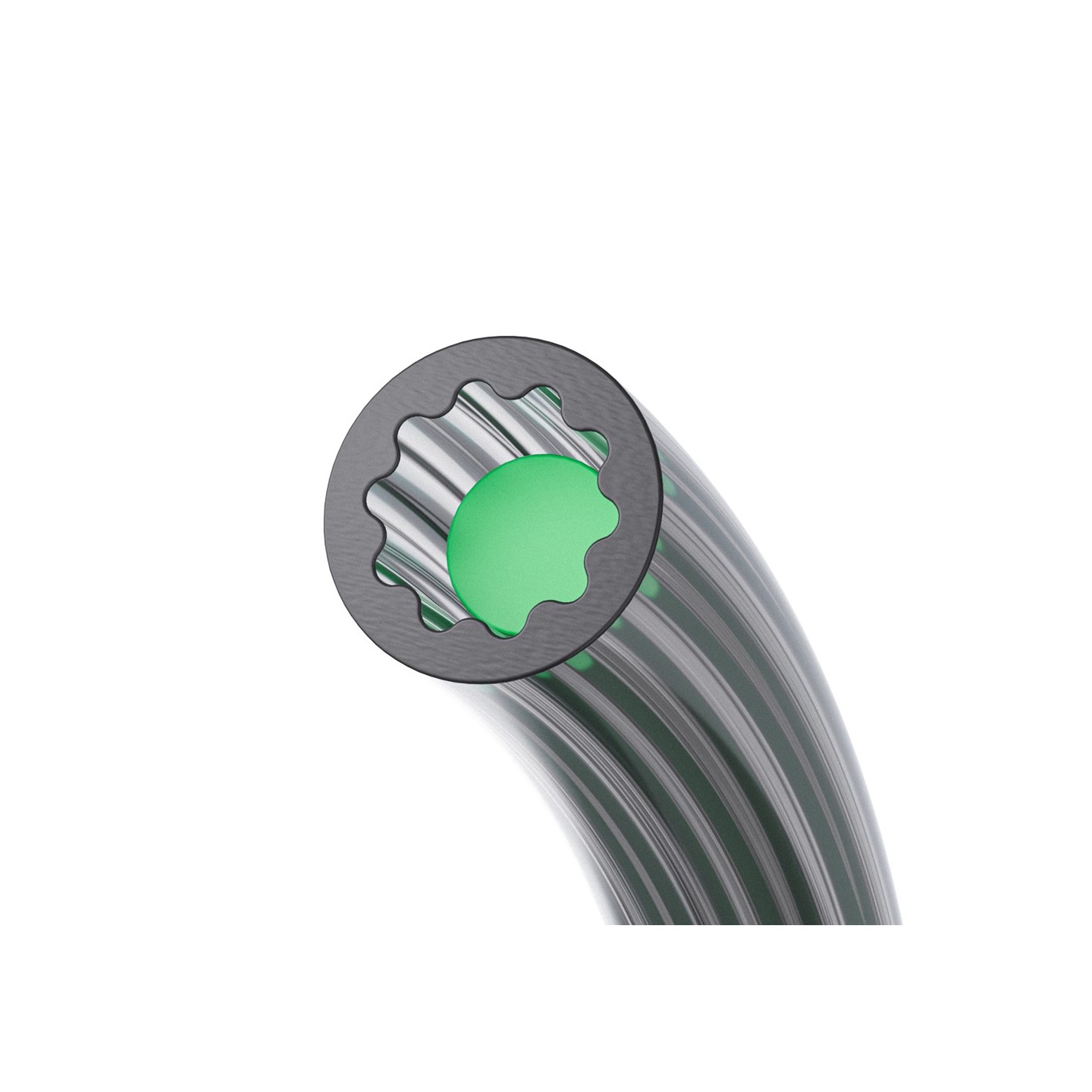 Creality Star-Shaped Low-Resistance PTFE Tube 2m - for all FDM printers — Buy in Cyprus with Fast Delivery