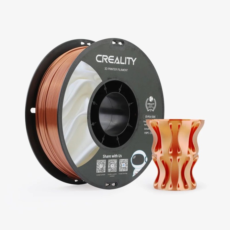Buy CREALITY CR-PLA Silk Red Copper - 3301120002 - 3D Printer Filament Glossy, 1... in Cyprus, Nicosia, Limassol, Larnaka, Pafos