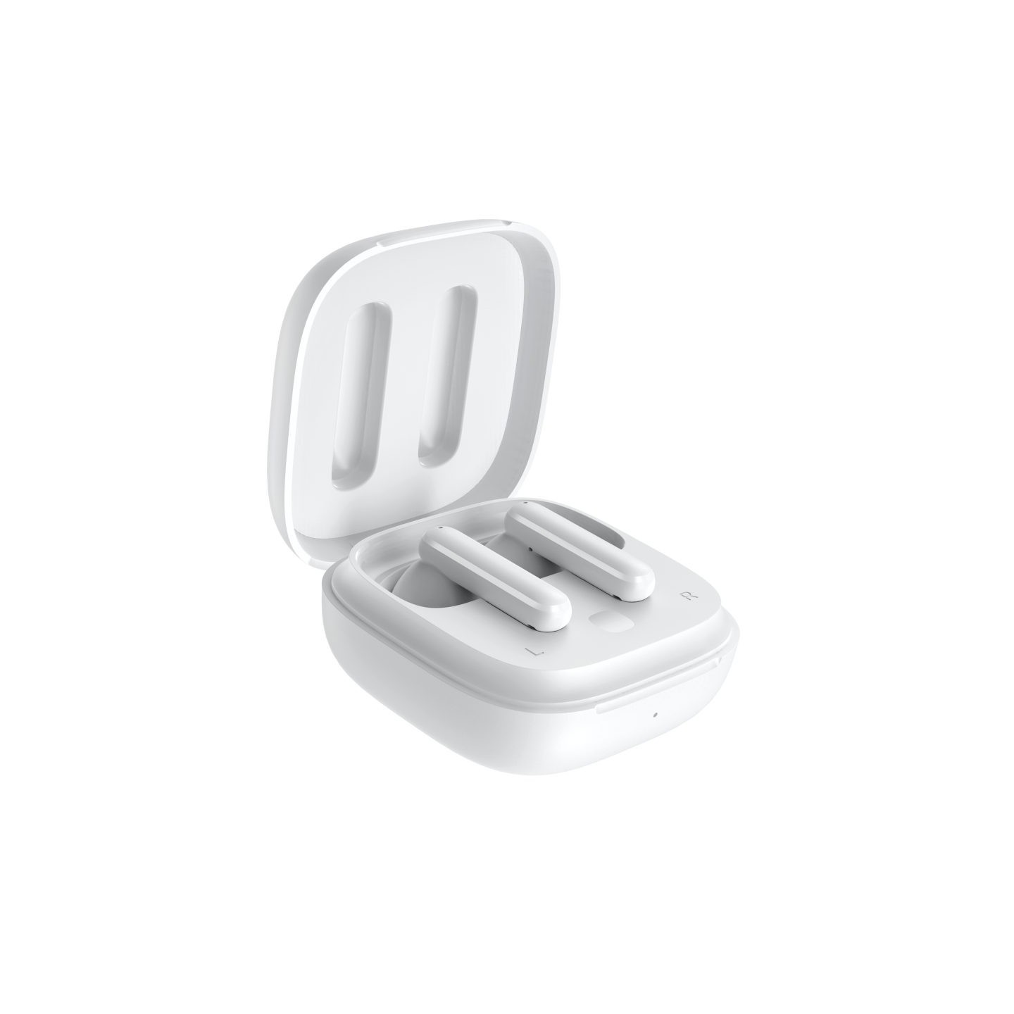 QCY ANC White - T13 - TWS 10mm Dynamic Driver, 4-mic 28dB ANC, Bluetooth 5.3, 7hr-30hr, 75ms latency