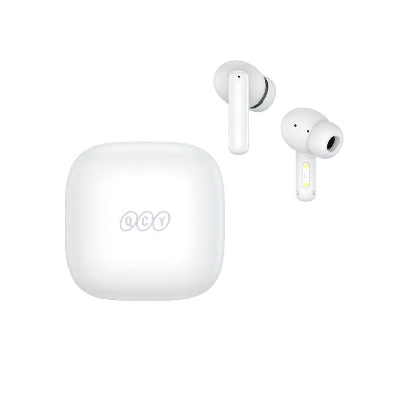 Buy QCY ANC White - T13 - TWS 10mm Dynamic Driver, 4-mic 28dB ANC, Bluetooth 5.3... in Cyprus, Nicosia, Limassol, Larnaka, Pafos