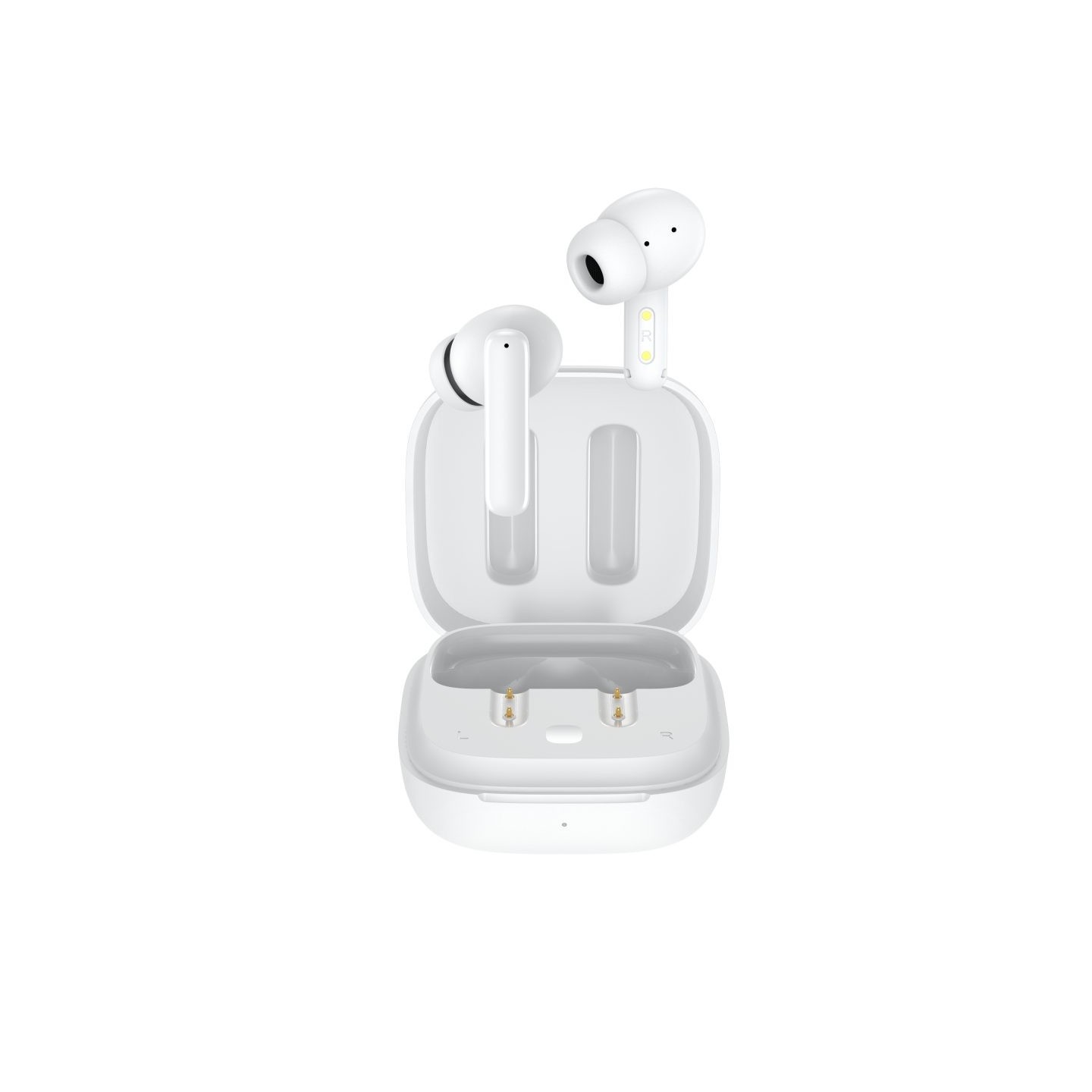 QCY ANC White - T13 - TWS 10mm Dynamic Driver, 4-mic 28dB ANC, Bluetooth 5.3, 7hr-30hr, 75ms latency