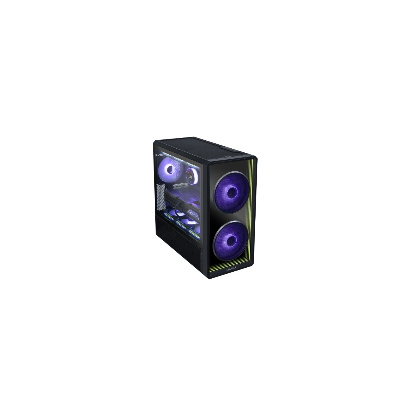 Lian Li LANCOOL 217 INF Black Infinity Mirror ATX Case 3 Fans (Retail) — Buy in Cyprus with Fast Delivery