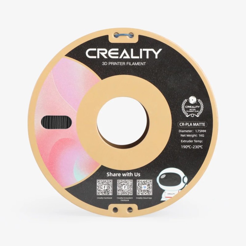 Buy CREALITY CR-PLA Matte Black - 3301010297 - Matte Black, 1 kg Spool, 1.75mm in Cyprus, Nicosia, Limassol, Larnaka, Pafos