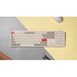 Keychron B6 Pro B6P-K13 Ultraslim Wireless Keyboard ZMK Retro Red 100% US (Boxed) — Buy in Cyprus with Fast Delivery