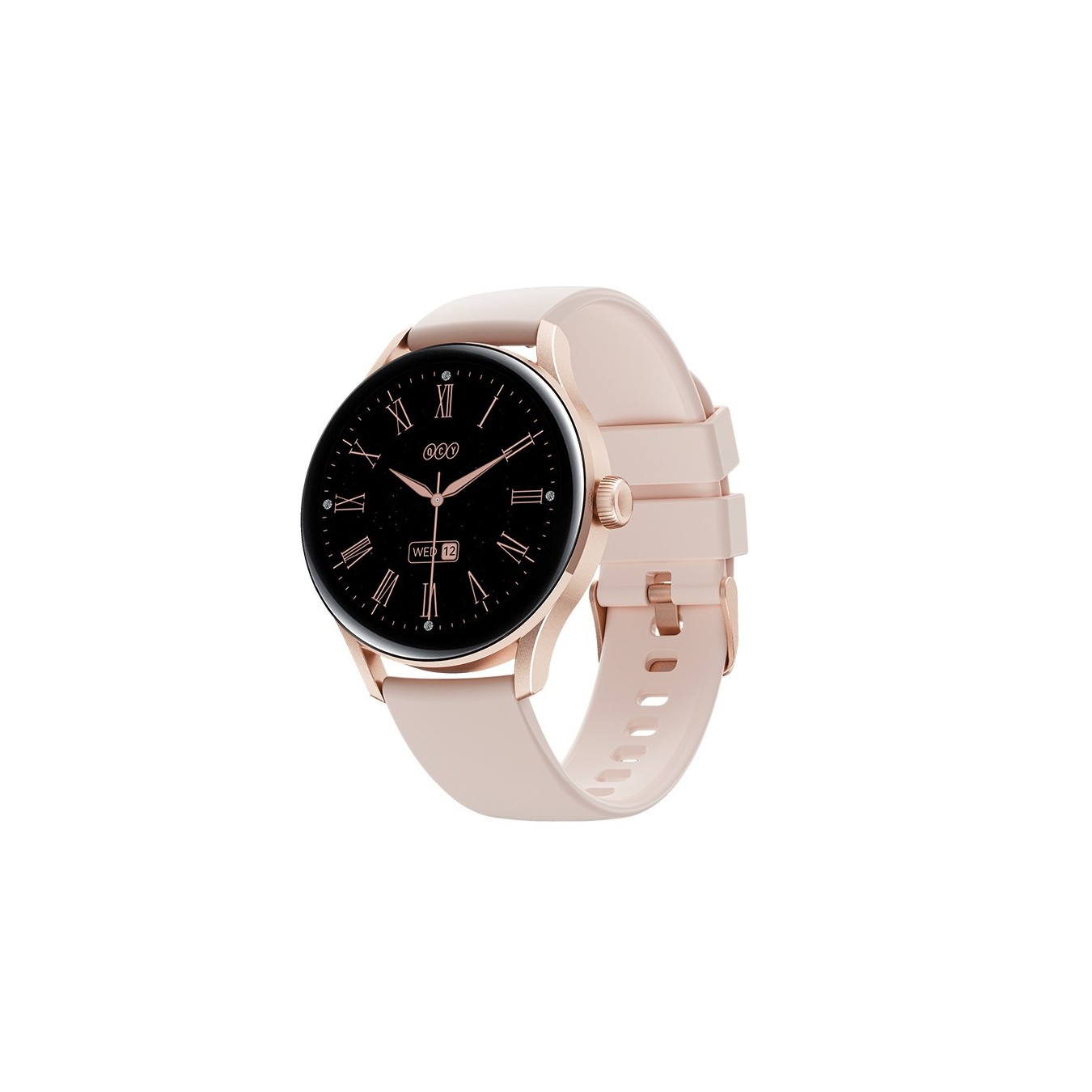 QCY Watch Elite - S11 - Pink Gold, Small metal, 1,19' AMODEL, Fashion BT Call, IPX8 Waterproof, 7Day always