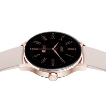 QCY Watch Elite - S11 - Pink Gold, Small metal, 1,19' AMODEL, Fashion BT Call, IPX8 Waterproof, 7Day always
