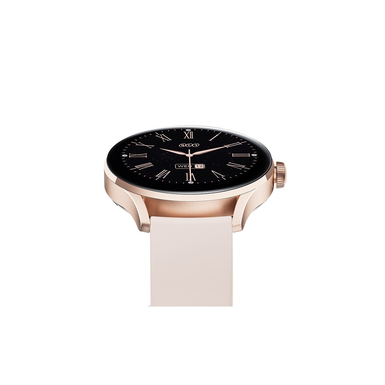 QCY Watch Elite - S11 - Pink Gold, Small metal, 1,19' AMODEL, Fashion BT Call, IPX8 Waterproof, 7Day always