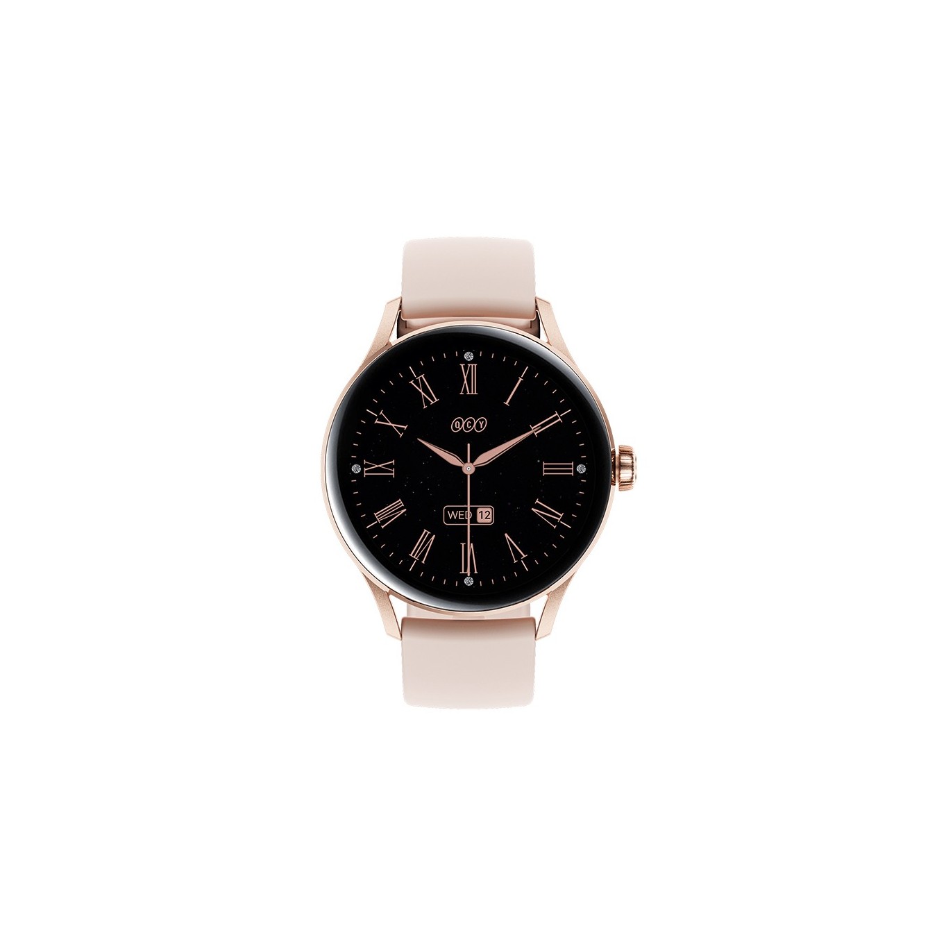 QCY Watch Elite - S11 - Pink Gold, Small metal, 1,19' AMODEL, Fashion BT Call, IPX8 Waterproof, 7Day always
