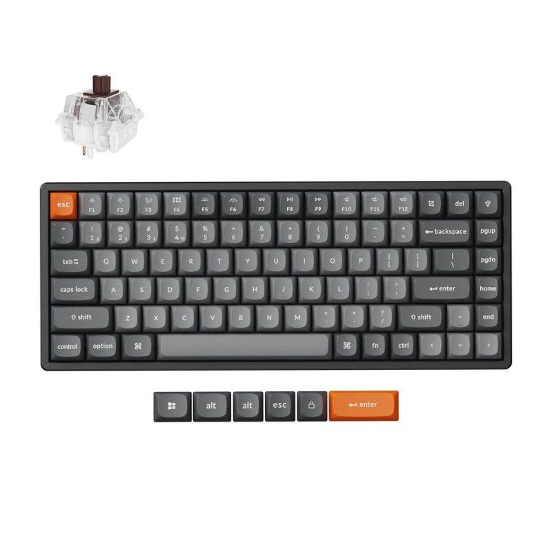 Keychron K2 Max K2M-J3 QMK Wireless Mechanical Keyboard Brown Switch 75% US (Boxed) — Buy in Cyprus with Fast Delivery