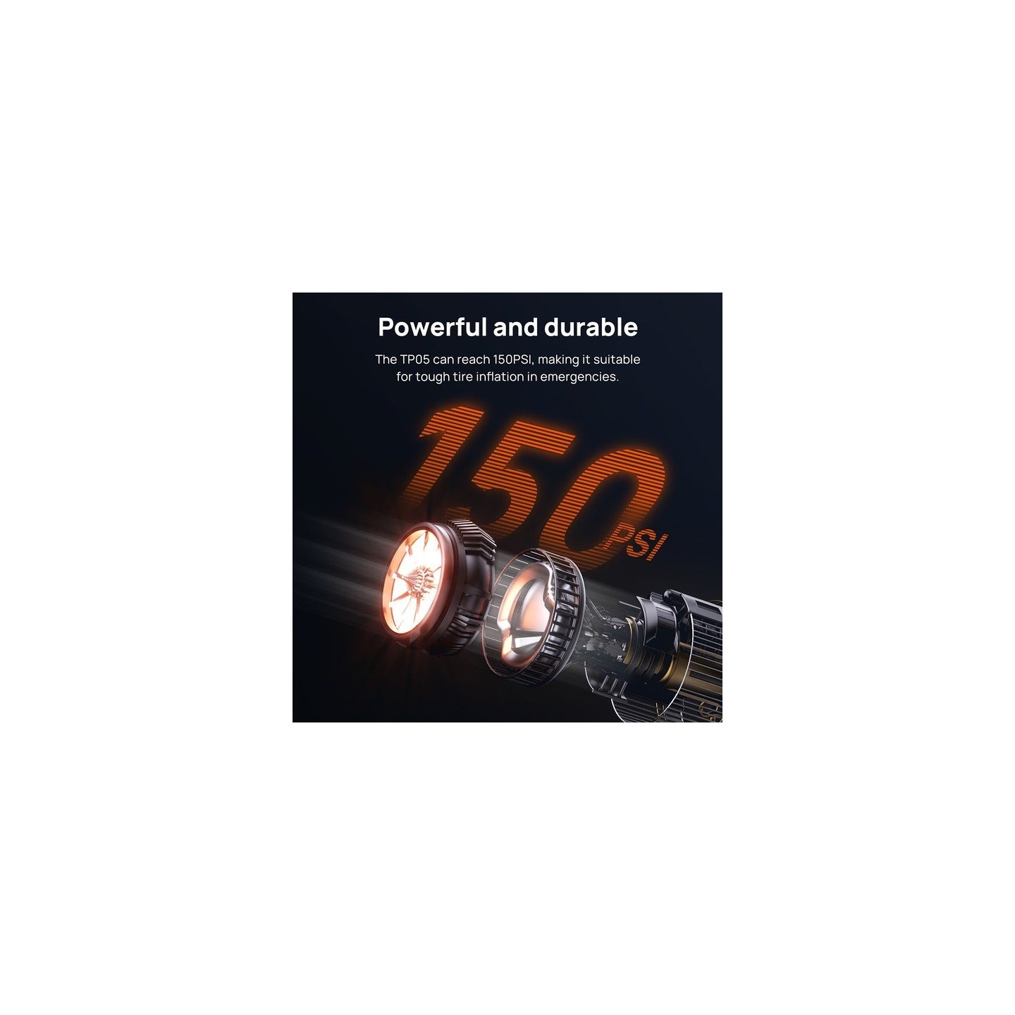 70mai MiDrive Air Compressor Wireless - TP05 - 18.5 L/min 28 mi - 2x 2,500mAh batteries — Buy in Cyprus with Fast Delivery