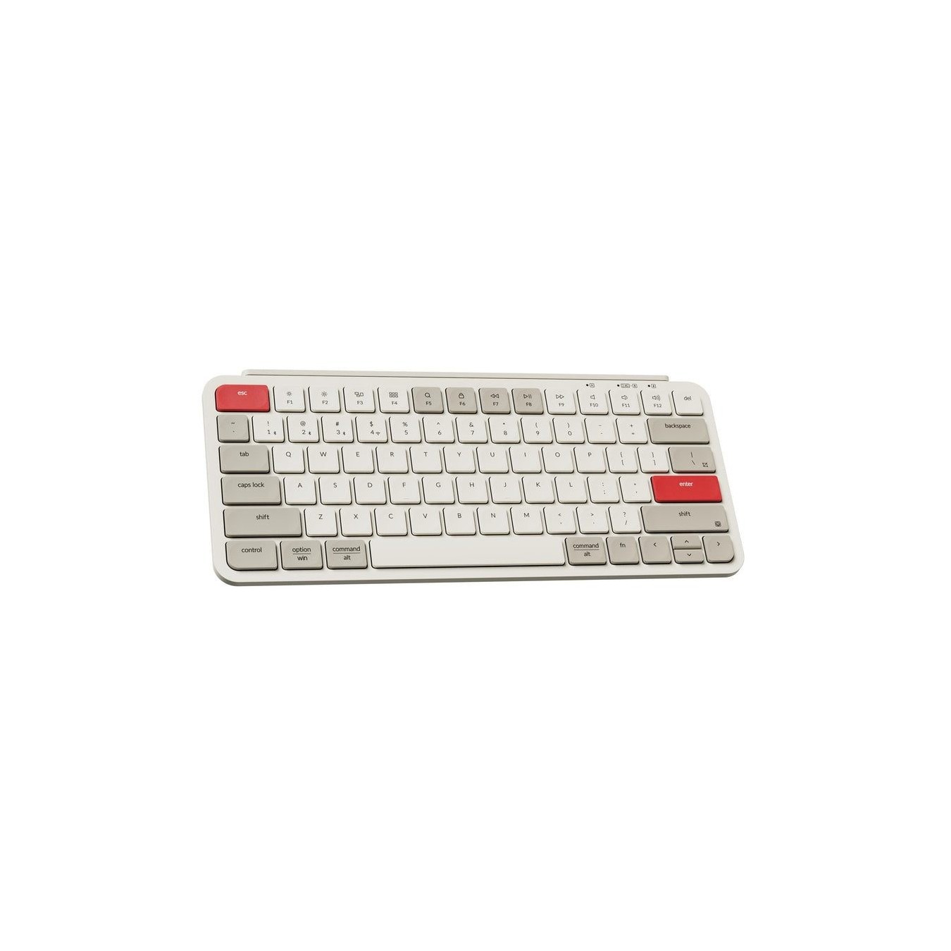 Keychron B1 Pro - B1P-K13 - Ultraslim Mini Wireless BT Keyboard ZMK Online customize Retro Red 75% US