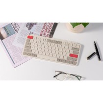Keychron B1 Pro - B1P-K13 - Ultraslim Mini Wireless BT Keyboard ZMK Online customize Retro Red 75% US