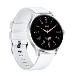 Buy QCY Watch Elite - S11 - Grey Small metal 1,19' AMODEL Fashion BT Call IPX8 W... in Cyprus, Nicosia, Limassol, Larnaka, Pafos