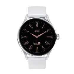 Buy QCY Watch Elite - S11 - Grey Small metal 1,19' AMODEL Fashion BT Call IPX8 W... in Cyprus, Nicosia, Limassol, Larnaka, Pafos