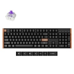 Keychron K10 HE K10H-F1 Special Wood Edition Wireless Magnetic Hall Effect RGB Keyboard 100% US (Boxed)