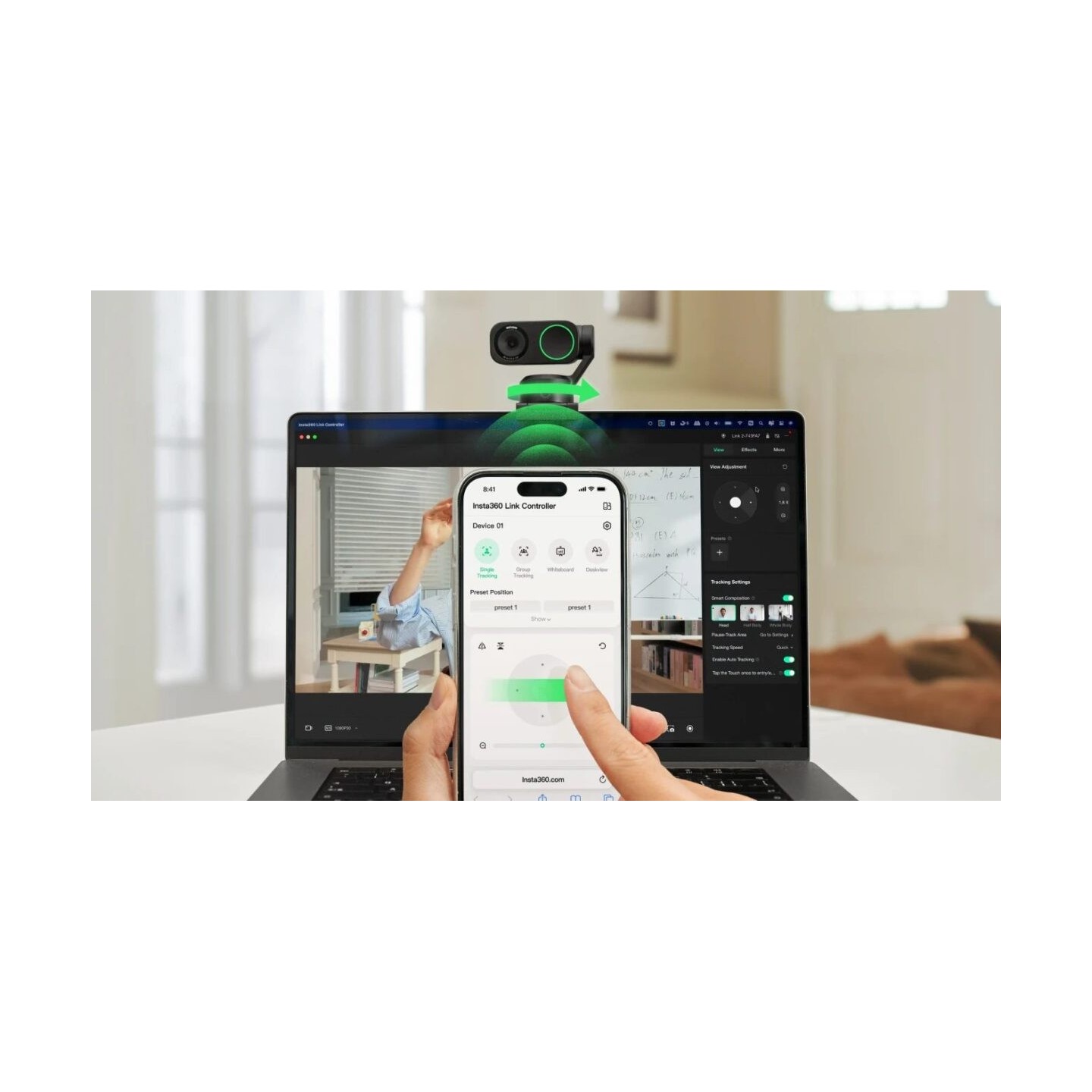 Insta360 Link 2 4K AI Webcam 2-Axis Gimbal - CINSABNB (Boxed) — Buy in Cyprus with Fast Delivery