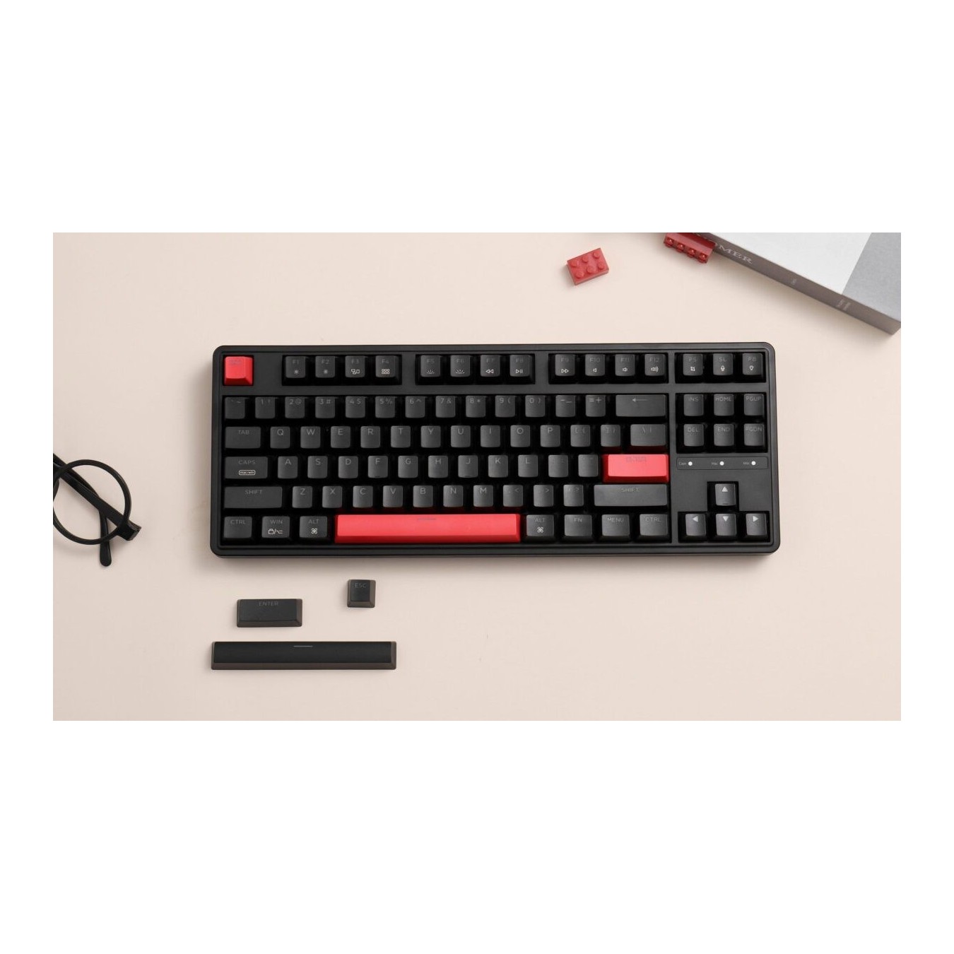 Keychron C3 Pro - C3P-H3 - RGB QMK VIA Mechanical Brown Switch - Hot Swappable 80% US Layout