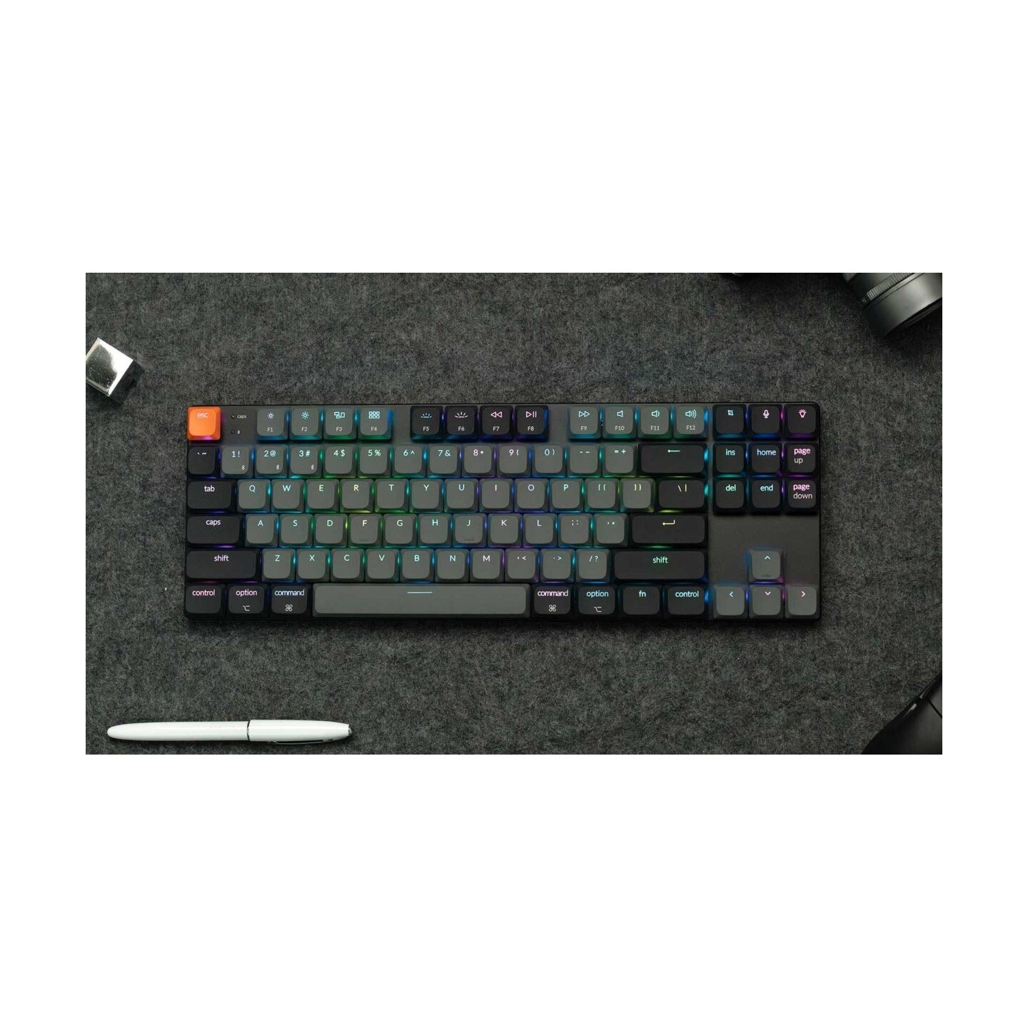 Keychron K1 V6 K1X-B1 QMK Wireless Mech Keyboard Red Switch RGB 80% US (Boxed) — Buy in Cyprus with Fast Delivery