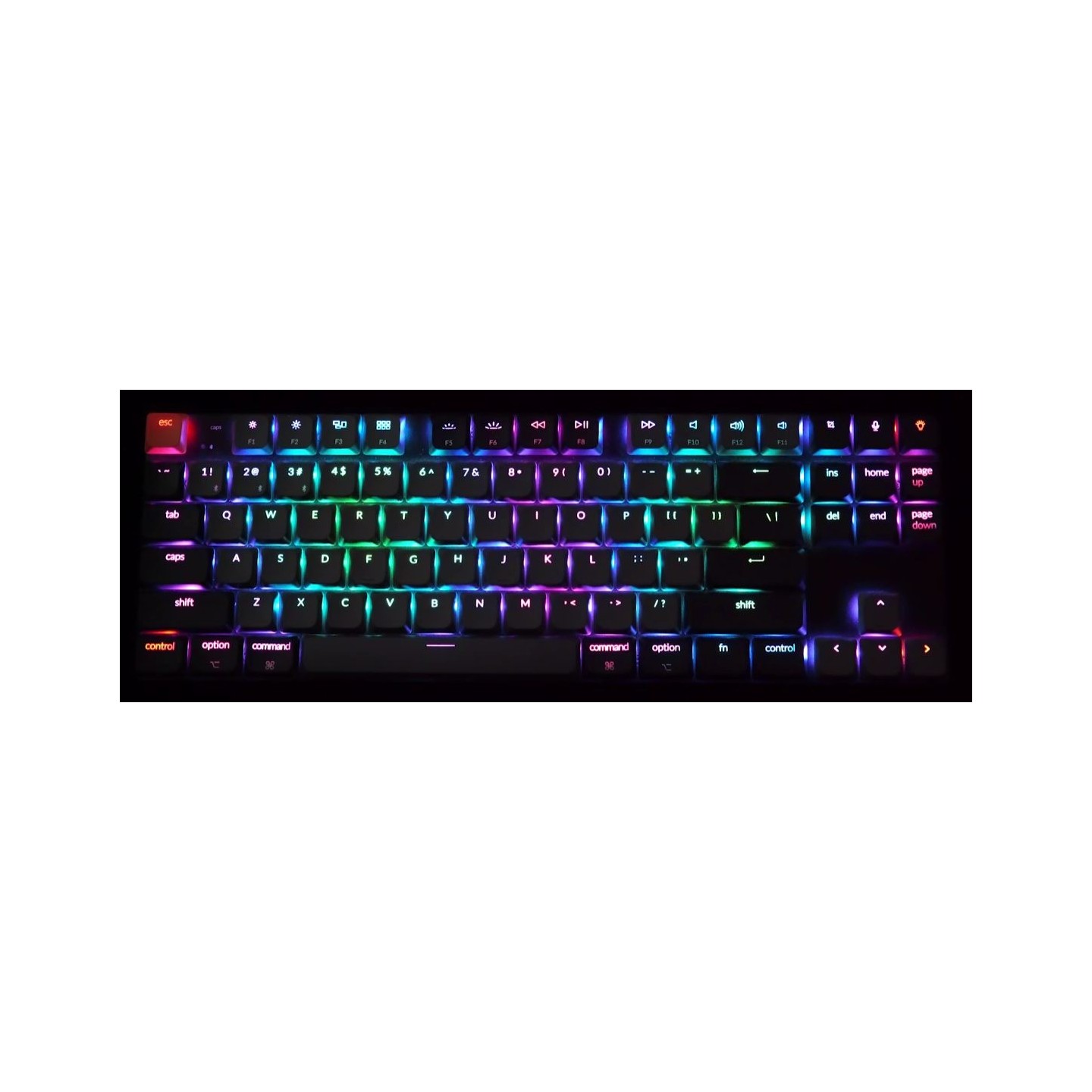 Keychron K1 V6 K1X-B1 QMK Wireless Mech Keyboard Red Switch RGB 80% US (Boxed) — Buy in Cyprus with Fast Delivery