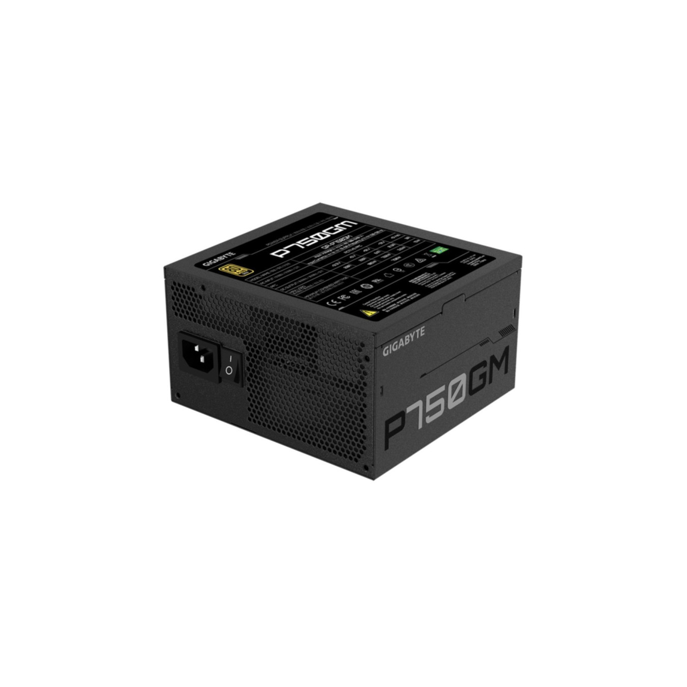 Gigabyte GP-P750GM - 750W 80 PLUS Gold Fully-Modular ATX PSU, Black — Buy in Cyprus with Fast Delivery