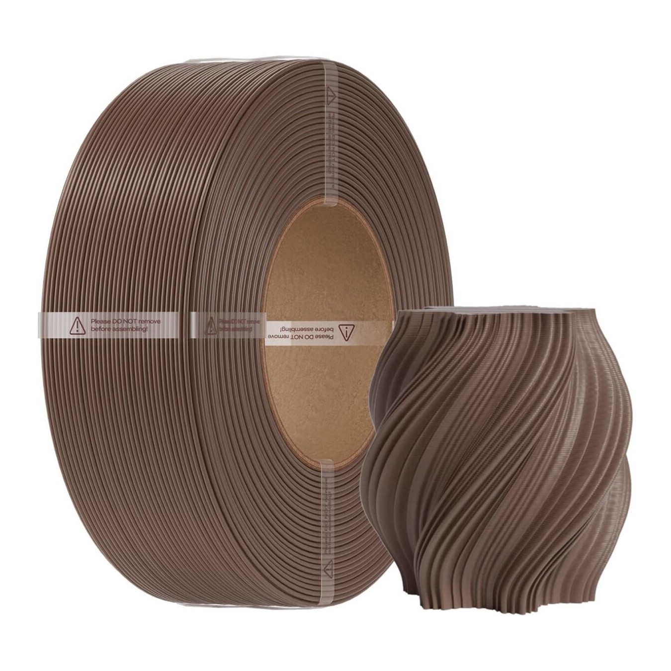 Creality Brown - CR-PETG - No Reel 3D Printer Filament, Hard Glossy Tensile Str. 49MPA, 1 kg Spool1.75