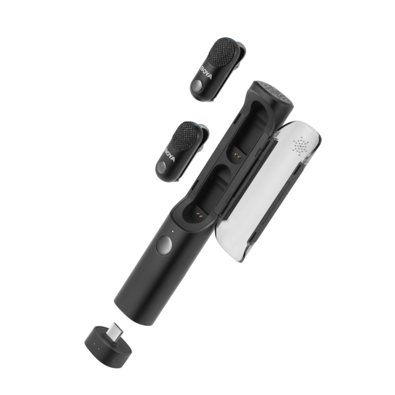 Buy BOYA Magic - Type-C, USB-C Receiver Wireless Microphone 2 TX + 1 RX + chargi... in Cyprus, Nicosia, Limassol, Larnaka, Pafos