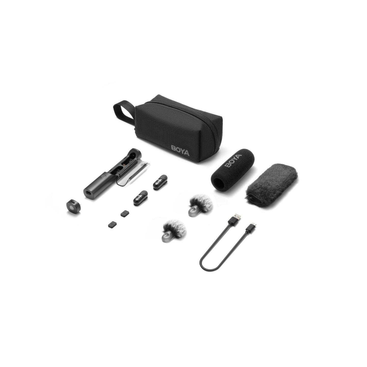 BOYA Magic - Type-C, USB-C Receiver Wireless Microphone 2 TX + 1 RX + charging Case — Buy in Cyprus with Fast Delivery