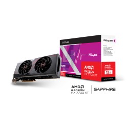 Buy SAPPHIRE PULSE Radeon RX 7700 XT - 12GB GDDR6, 2544MHz Boost, Black, Dual-X ... in Cyprus, Nicosia, Limassol, Larnaka, Pafos